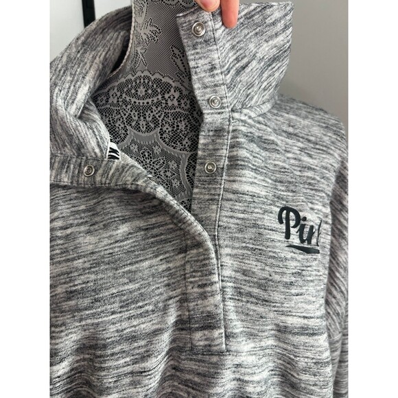Victoria’s Secret PINK Long Sleeve sweatshirt Pullover Small Oversized - Picture 8 of 12